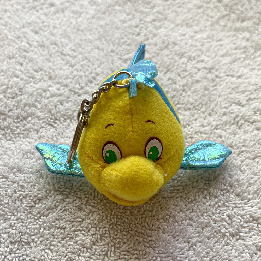 Flounder from The Little Mermaid keychain